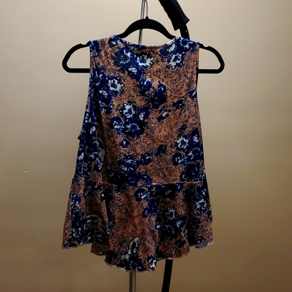Peplum style print tank - Picture 4 of 4